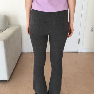 Bootcut Elastic Skirt-Pants Leggings Set-up Pants Skirt Summer Clothes One-mile Wear