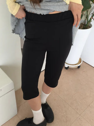 34 Elastic Capri Pants Summer Pants Pants Stretch Workout Look Leggings Pants