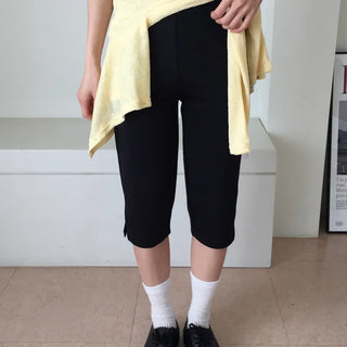 34 Elastic Capri Pants Summer Pants Pants Stretch Workout Look Leggings Pants