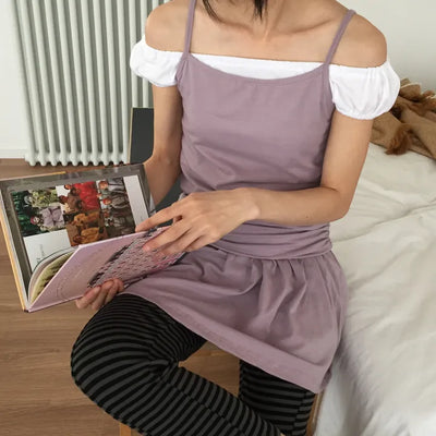 Lavender Sleeveless Dress, Long Length, Delicate Fit, Vacation Look, Date Look