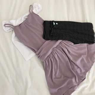 Lavender Sleeveless Dress, Long Length, Delicate Fit, Vacation Look, Date Look