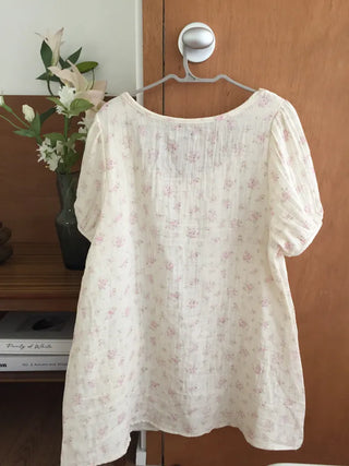 Lace Floral Print Dress Mini Length Slim Fit Vintage Kitsch Look