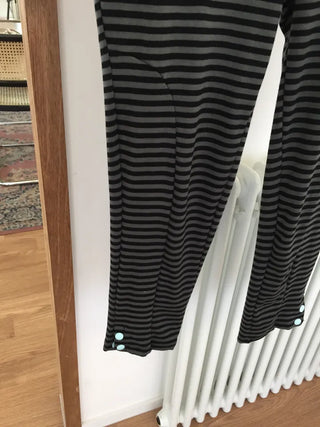 Striped Slim Fit Cropped Pants, Casual Chic, One-mile Wear