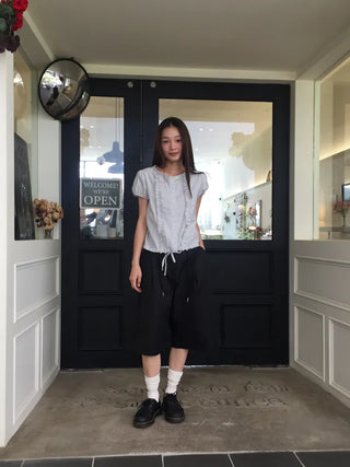 Line Frill Blouse