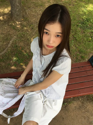 Line Frill Blouse