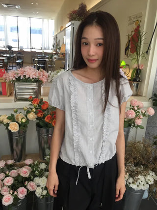 Line Frill Blouse