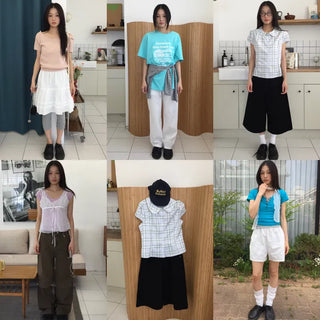 Summer Linen Wide Pants Elastic String Long Pants Delicate Fit Vacation Look Daily