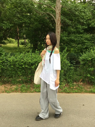 Summer Rustling Cargo Wide Balloon Pants Effortless Chic Gorpcore Look