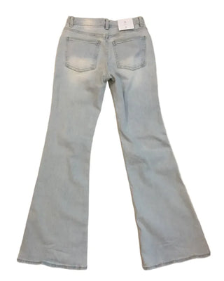 Summer All-Season Light Wash Denim Pants Long Wide Fit Y2K Daily Layered Look Jeans