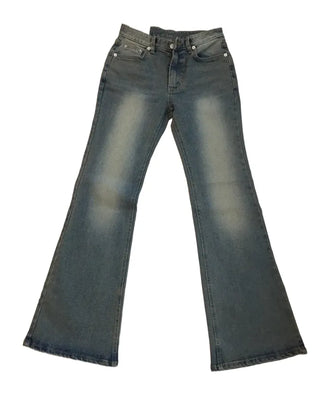 Summer All-Season Light Wash Denim Pants Long Wide Fit Y2K Daily Layered Look Jeans