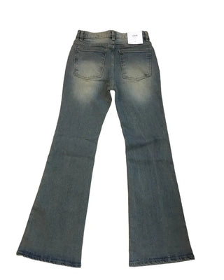 Summer All-Season Light Wash Denim Pants Long Wide Fit Y2K Daily Layered Look Jeans