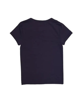 Summer Stretch Cotton Basic Short Sleeve T-shirt Slim Fit Semi-Crop Daily Casual Layering