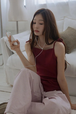 Strap Slit Sleeveless