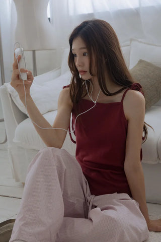 Strap Slit Sleeveless