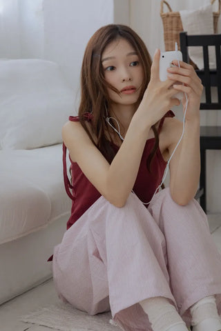 Strap Slit Sleeveless