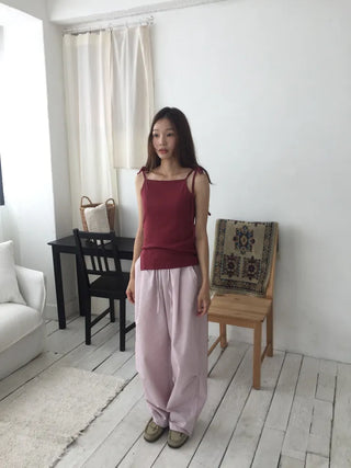 Strap Slit Sleeveless