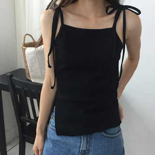 Strap Slit Sleeveless