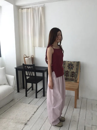Strap Slit Sleeveless