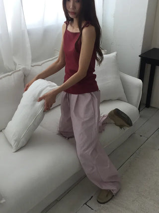 Strap Slit Sleeveless