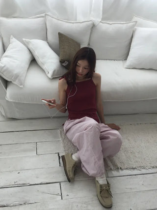 Strap Slit Sleeveless