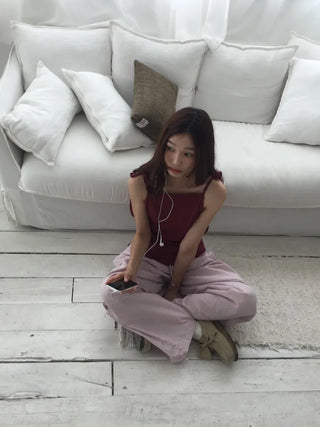 Strap Slit Sleeveless