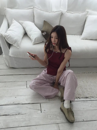 Strap Slit Sleeveless