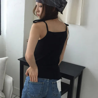 Strap Slit Sleeveless