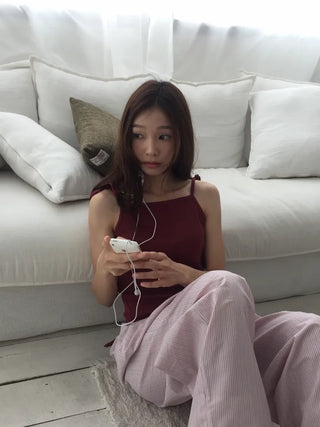 Strap Slit Sleeveless