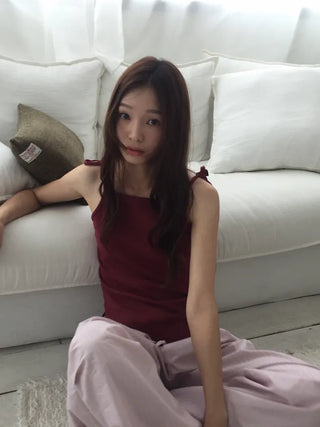 Strap Slit Sleeveless