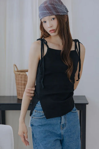 Strap Slit Sleeveless