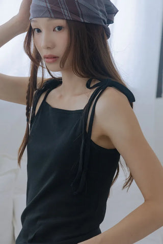 Strap Slit Sleeveless