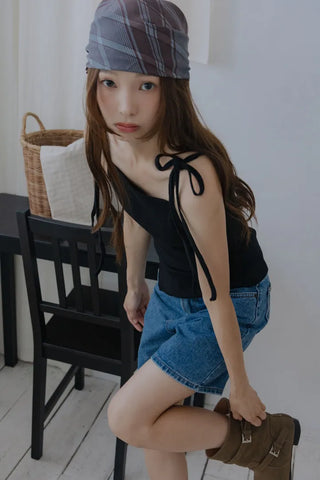 Strap Slit Sleeveless