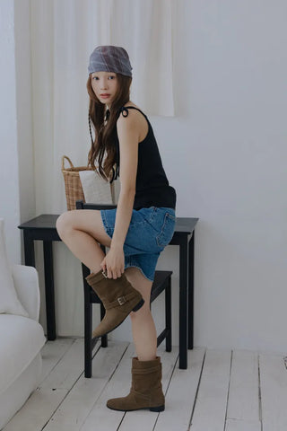 Strap Slit Sleeveless