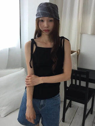 Strap Slit Sleeveless