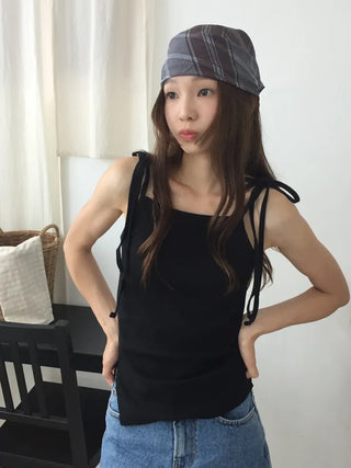 Strap Slit Sleeveless