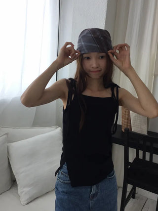 Strap Slit Sleeveless