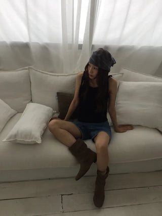 Strap Slit Sleeveless