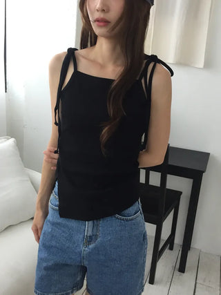 Strap Slit Sleeveless