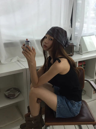 Strap Slit Sleeveless