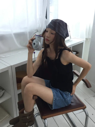 Strap Slit Sleeveless