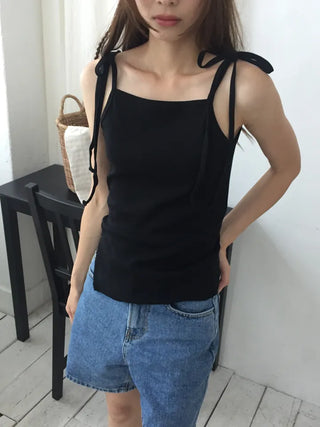 Strap Slit Sleeveless