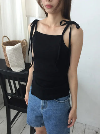 Strap Slit Sleeveless