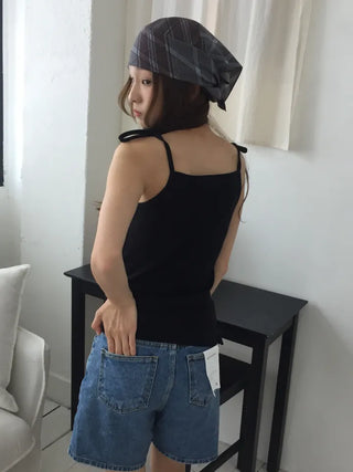 Strap Slit Sleeveless