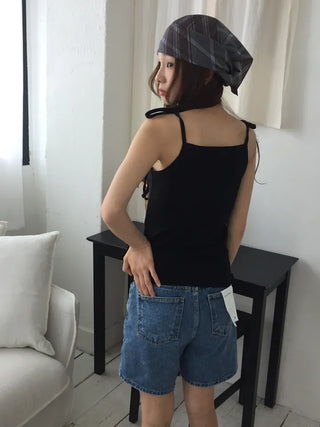 Strap Slit Sleeveless