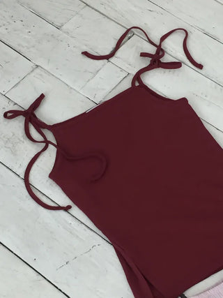 Strap Slit Sleeveless