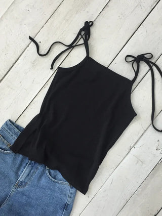 Strap Slit Sleeveless