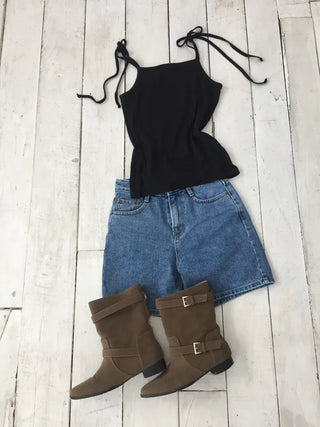Strap Slit Sleeveless