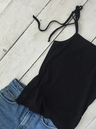 Strap Slit Sleeveless