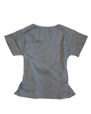 Summer Cotton Off-shoulder Short-sleeve T-shirt Midi Length Vintage Kitsch Asymmetrical Daily Look Casual Look