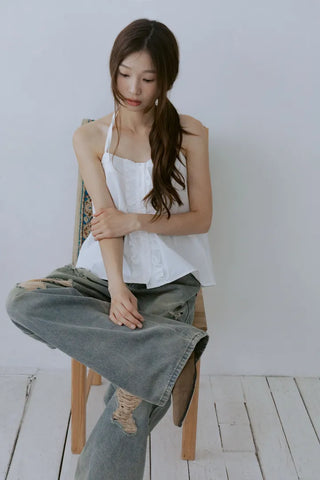Ray Halter Blouse
